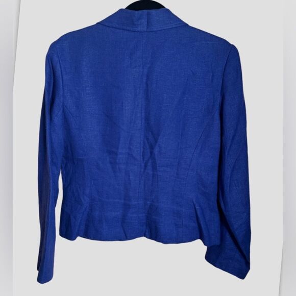 International Scene Blue Zip Blazer Size 9/10 - Picture 3 of 5